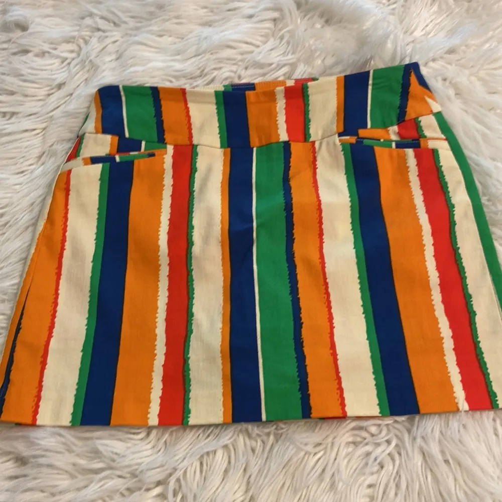 Attyre Orange and Green Mini Pencil Skorts Wear size 2P BNWOT - Image 8