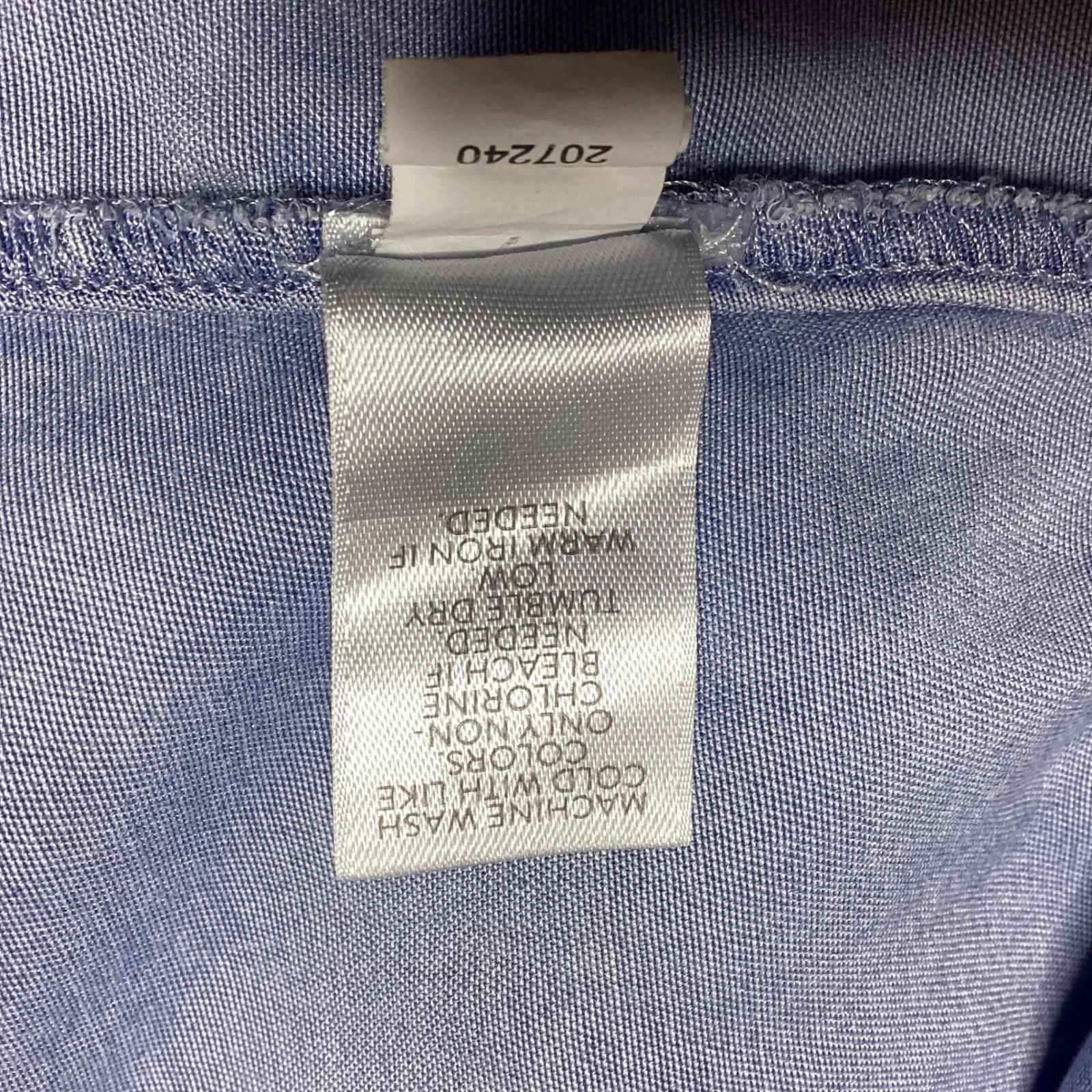 J. Jill‎ Denim Tunic Top Button Front Lyocell Chambray Womens M Blue Size M - Image 7