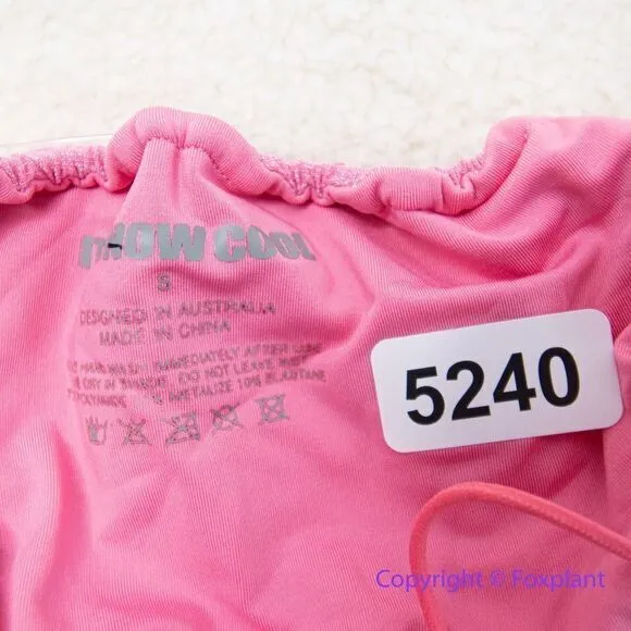 NEW Free People x Its Now‎ Cool Gathered Tie Pant in quartz lurex, size S Pink - Image 10