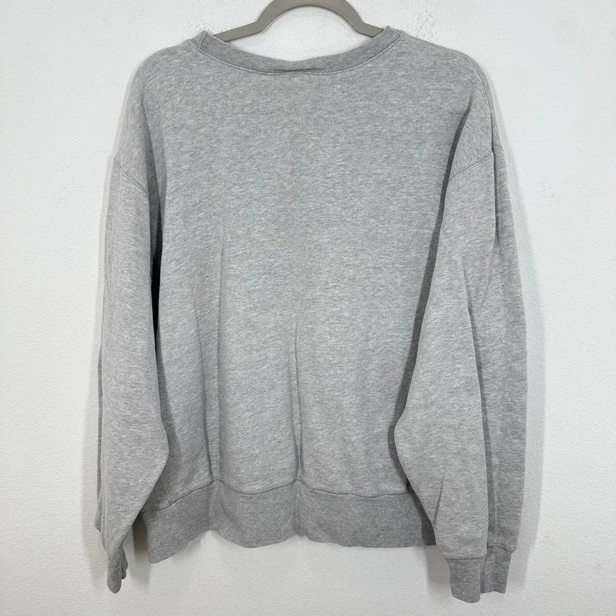 Vintage Disney Store Grumpy Dwarf Sweatshirt Women's XL Gray Graphic Crewneck - Image 7