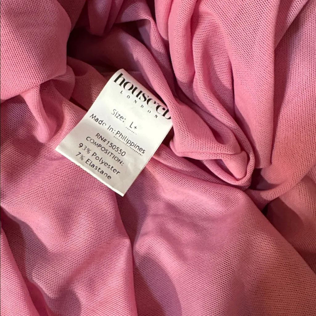 NWOT HOUSE OF CB 'Cesca' Rose Pink Corset Floral Maxi Dress sz XL - Image 7