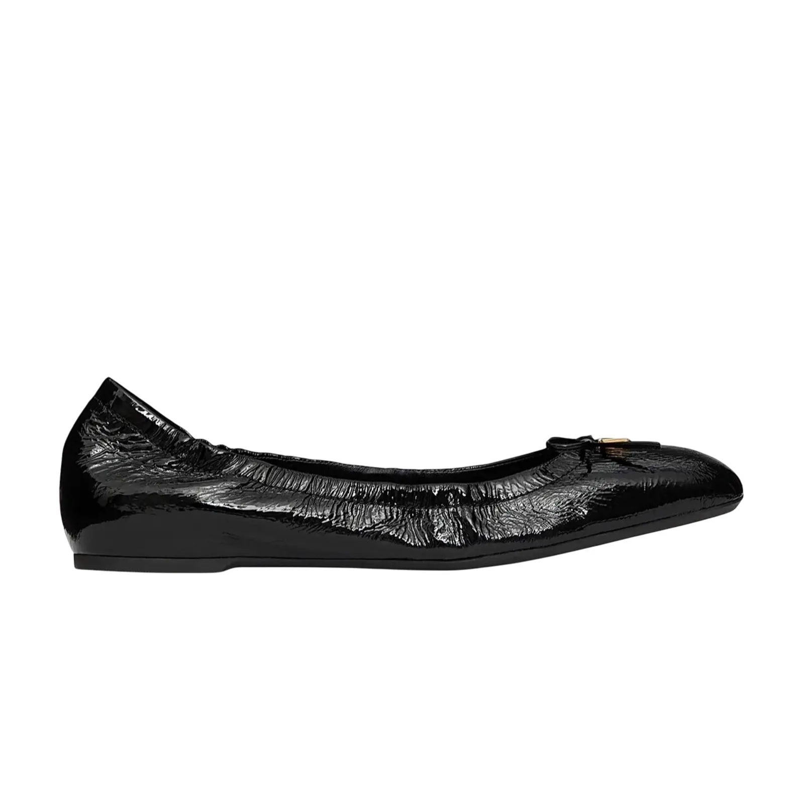 Valentino Garavani NWT VLogo Signature Patent Leather Flats in Black Size 40 - Image 2