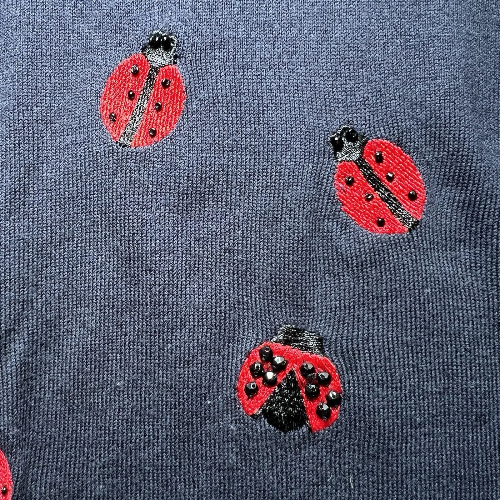 O The Oprah Magazine Collection For Talbots Embroidered And Beaded‎ Top Size S - Image 5