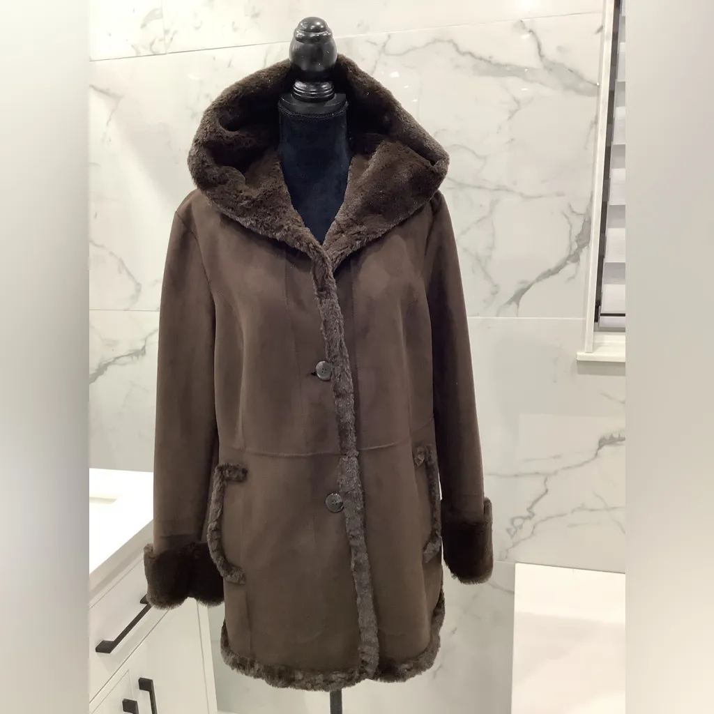 FLASH SALE‼️Soft faux suede coat LIKE NEW🥀 - Image 2