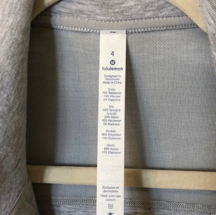 Lululemon Grey  Zip Up Jacket - Image 5