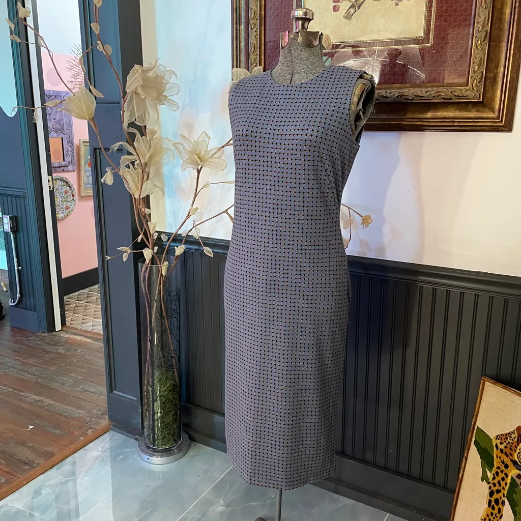 J. McLaughlin Women's Devon Sleeveless Crew Neck Fit Pencil Dress - Sz XS 💚🎀 - Image 2