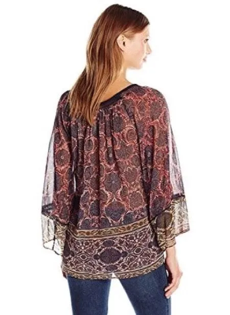 Plenty By  Boho Peasant Top - Image 2