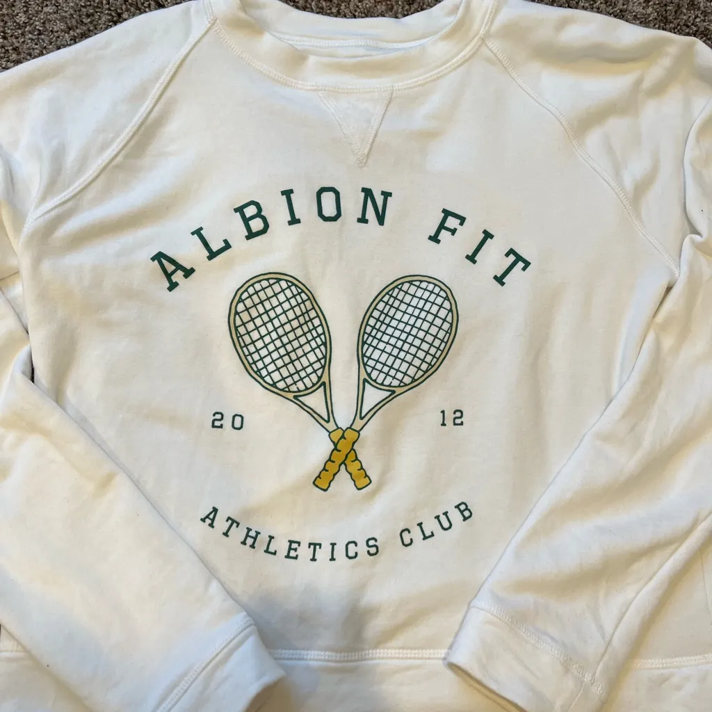 Albion Fit Crewneck White Size M - Image 3