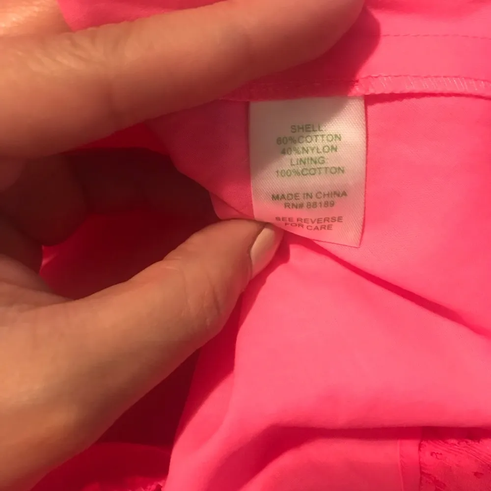 Lilly Pulitzer Pink Lace Skirt Sz0 - Image 5