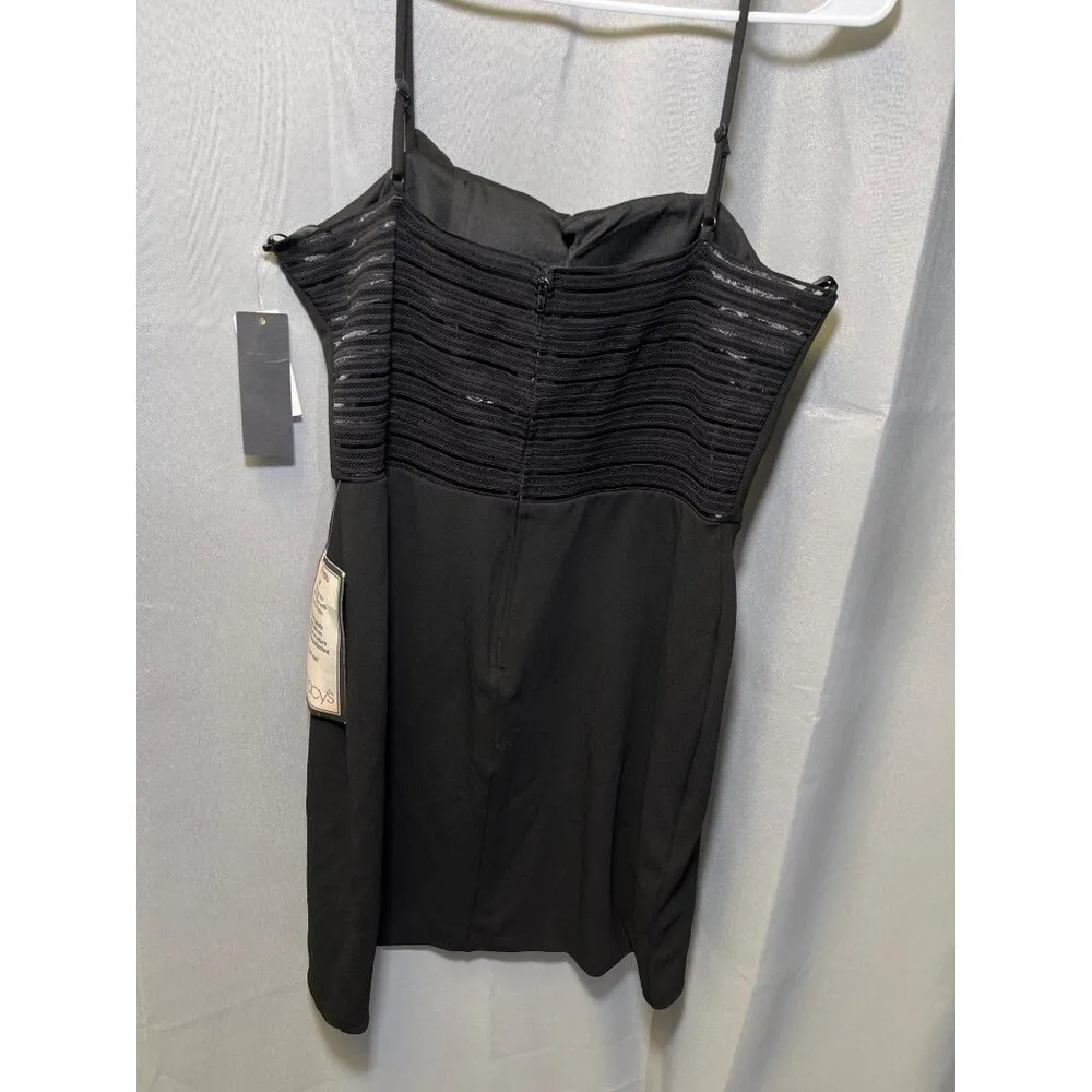 City Studio SKU 7611 Womens Black Midi Dress With Strappy Back Size 15 - Image 2