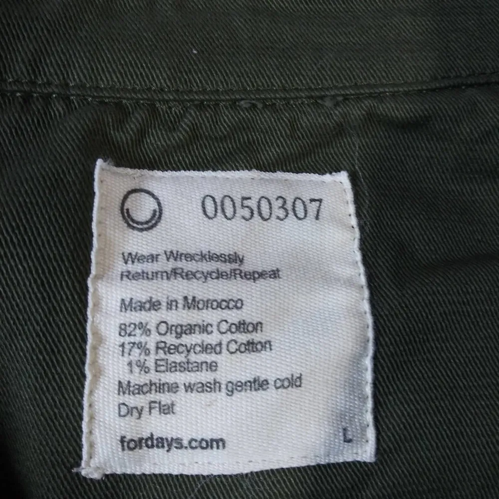 FOR DAYS Organic Twill Long Sleeve Boiler Jumpsuit In Green Size L Size L - Image 6