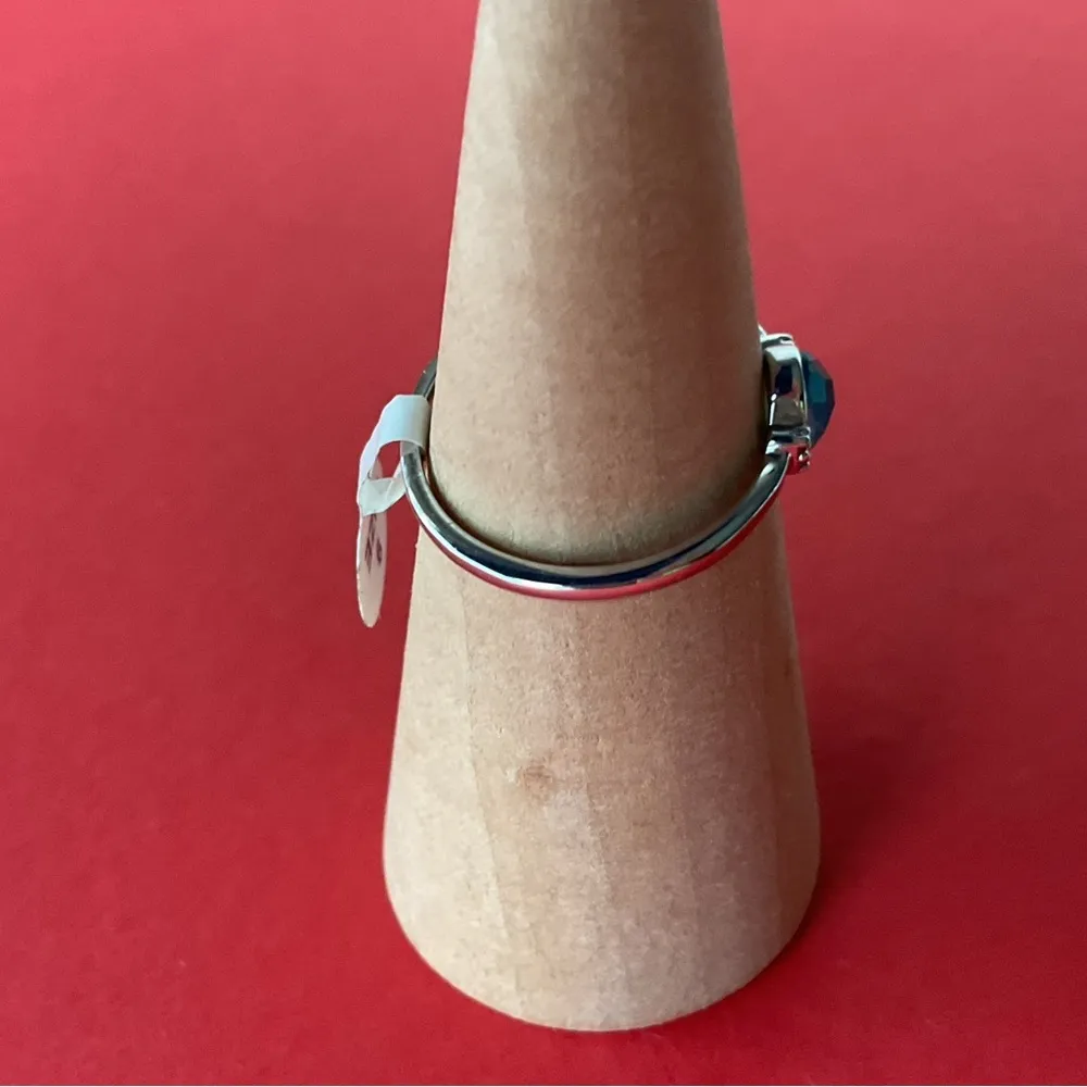 Bomb Party RBP3719 “Made With Love” Genuine Quartz on Rhodium Size 9 Ring NWT - Image 2