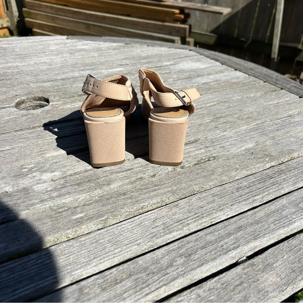 DONALD‎ PLINER Penny Open Toe Slingback Mule In Putty size 5.5 Tan - Image 6