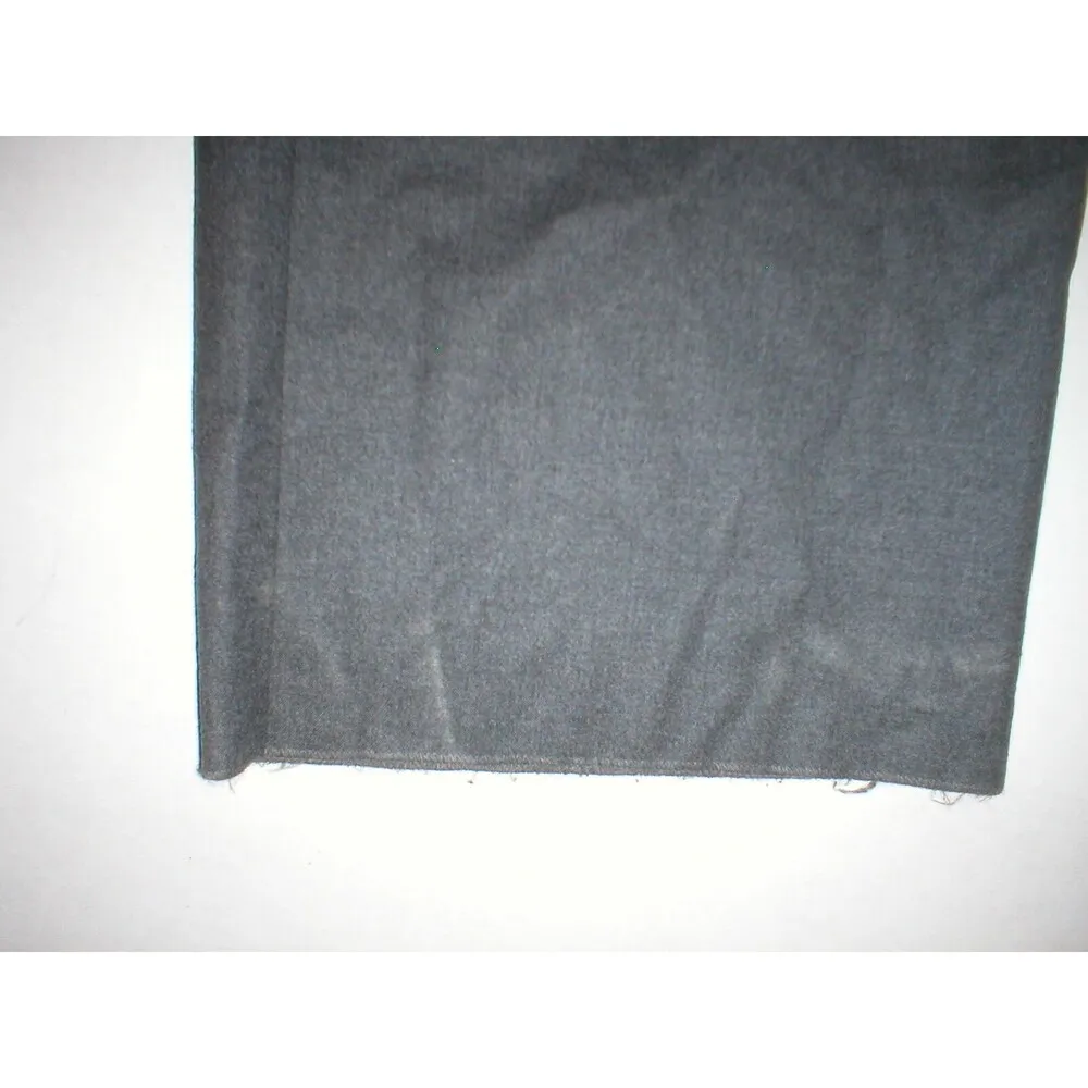 New Womens 10 Giorgio Armani Gray Pants 46 Italy 34 X 35 Tall Wool Designer - Image 4