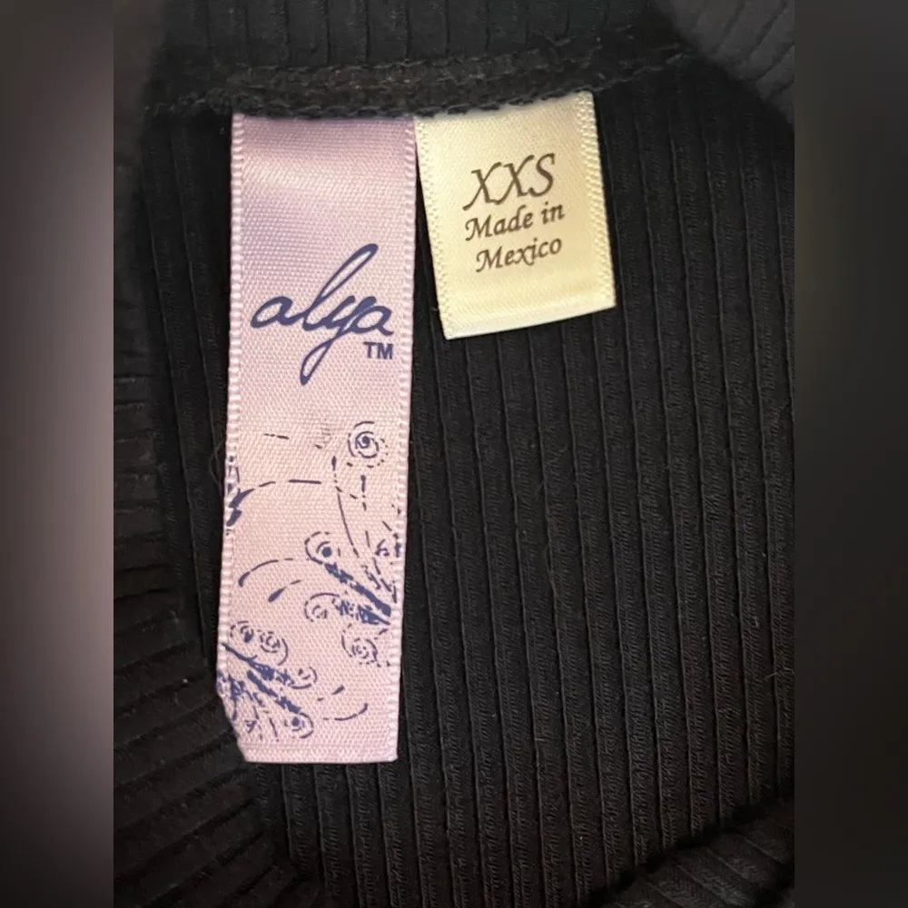 Alya Francesca’s black mock neck rib knit dress nwot - Image 4