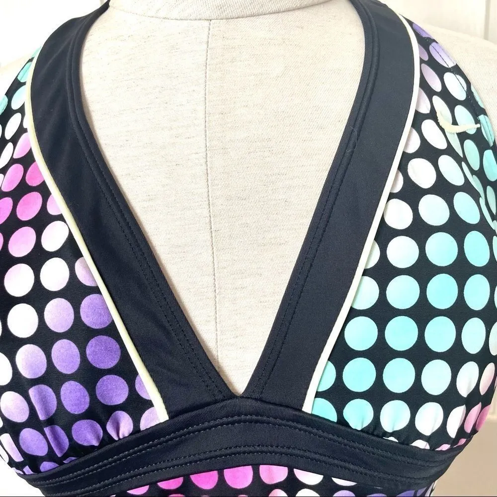Nike polka dot tankini top size 10 - Image 5
