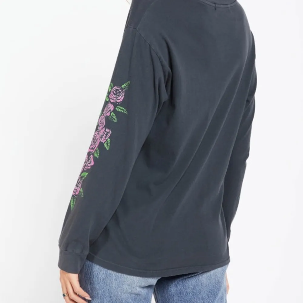 DAYDREAMER Space Face GRATEFUL DEAD Vintage Black Long Sleeve Top Size XS - Image 3