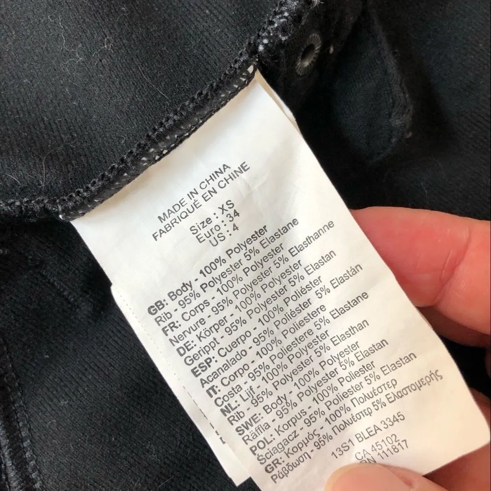 Bench Fill Zip Sweatshirt Jacket Thumbholes XS 4 - Image 11