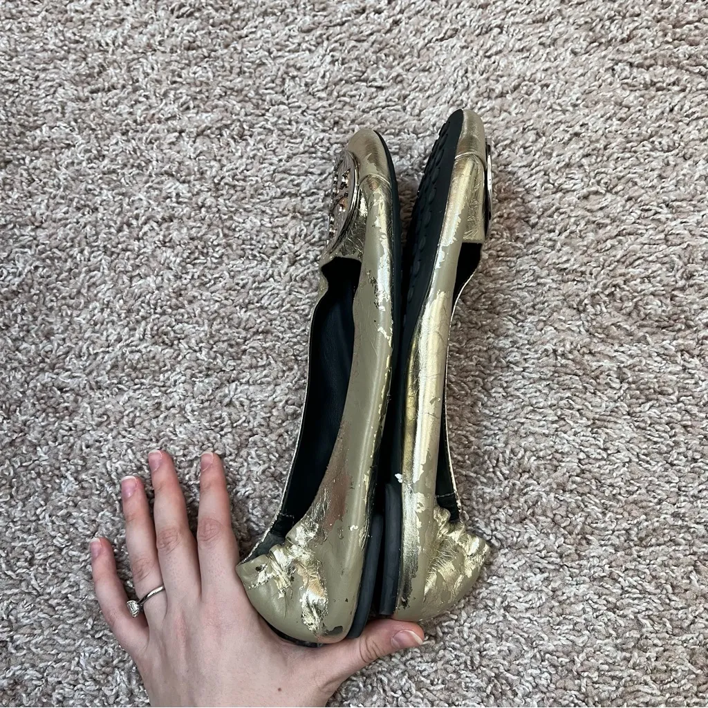 Tory Burch  Metallic Flats - Image 6