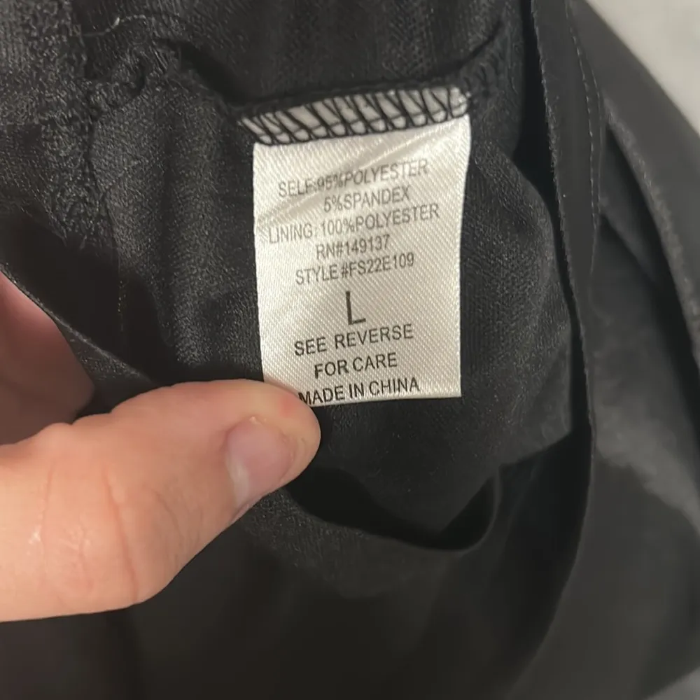 NWOT Stella Cruz Black Strapless Sweetheart Mini Dress with lining Size Large - Image 6