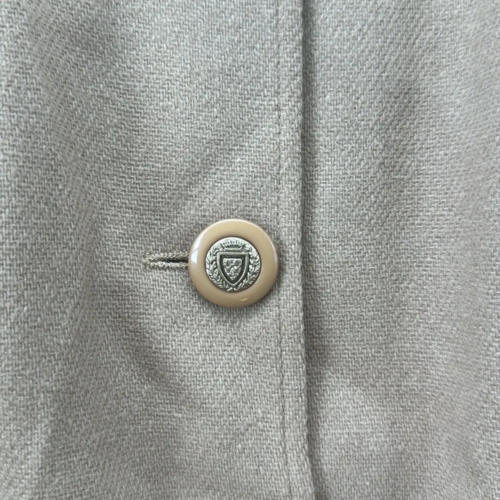 Vintage Requirements Wool Blazer Tan 18T - Image 3