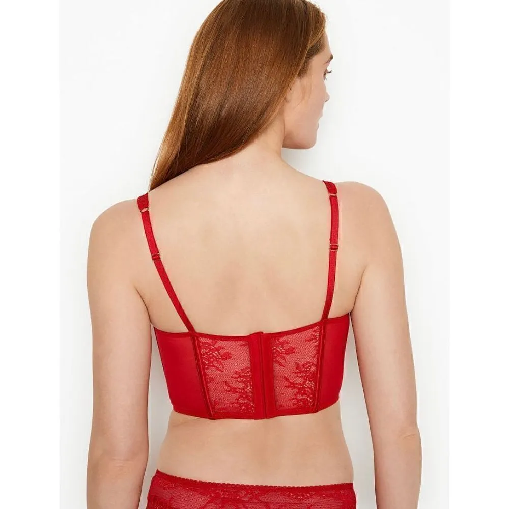 NWT Victoria’s Secret Unlined Lace-Up Corset Top size small - Image 4