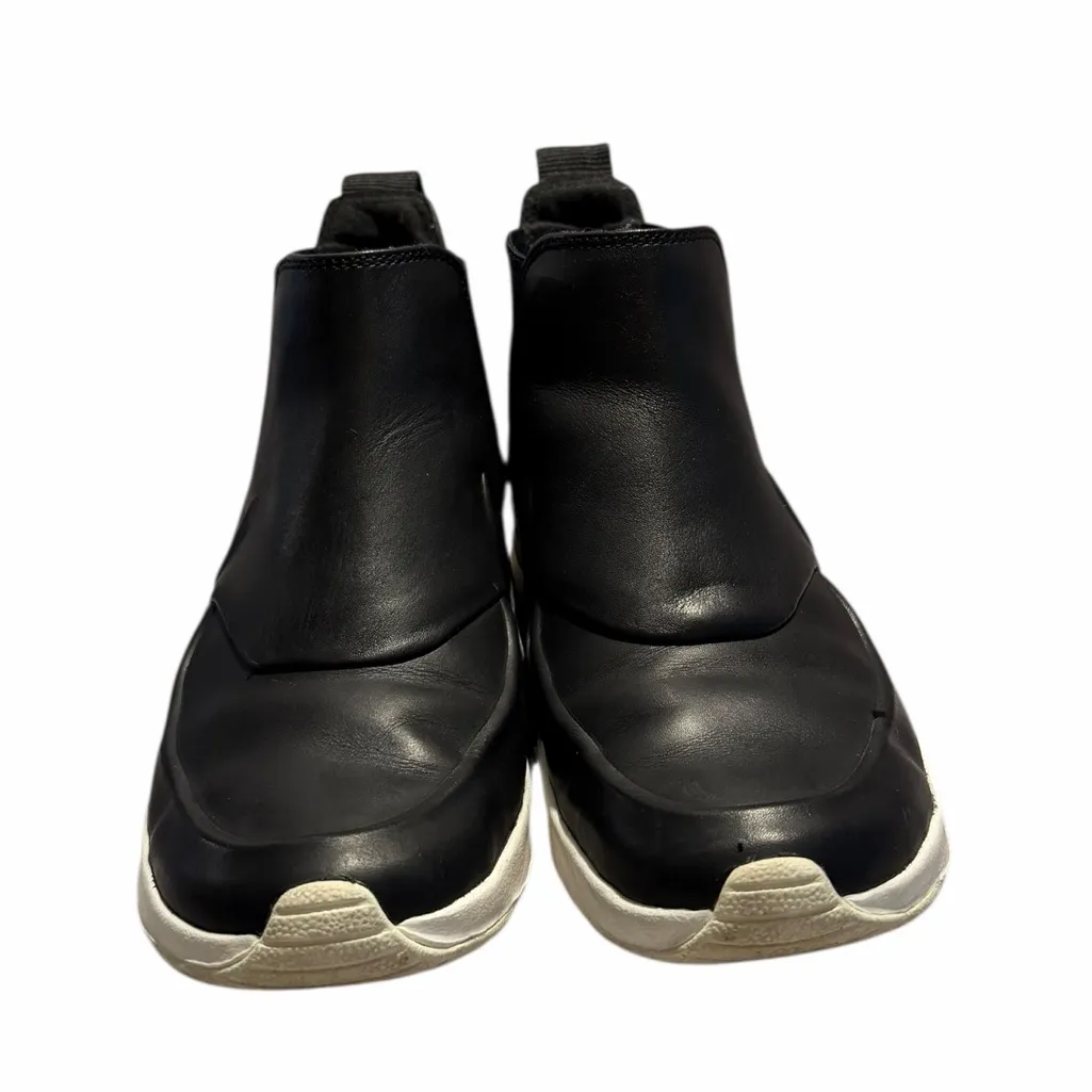 Nike Air Max Thea Mid Black Sail Leather Sneakers 859550-001 Chelsea High Top 7 - Image 2
