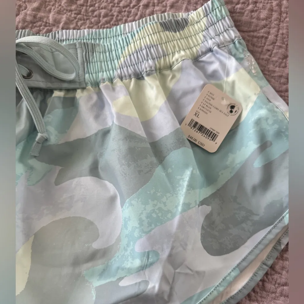 NWT Free People Easy Does it Camo Print Athletic Shorts XL - Image 4
