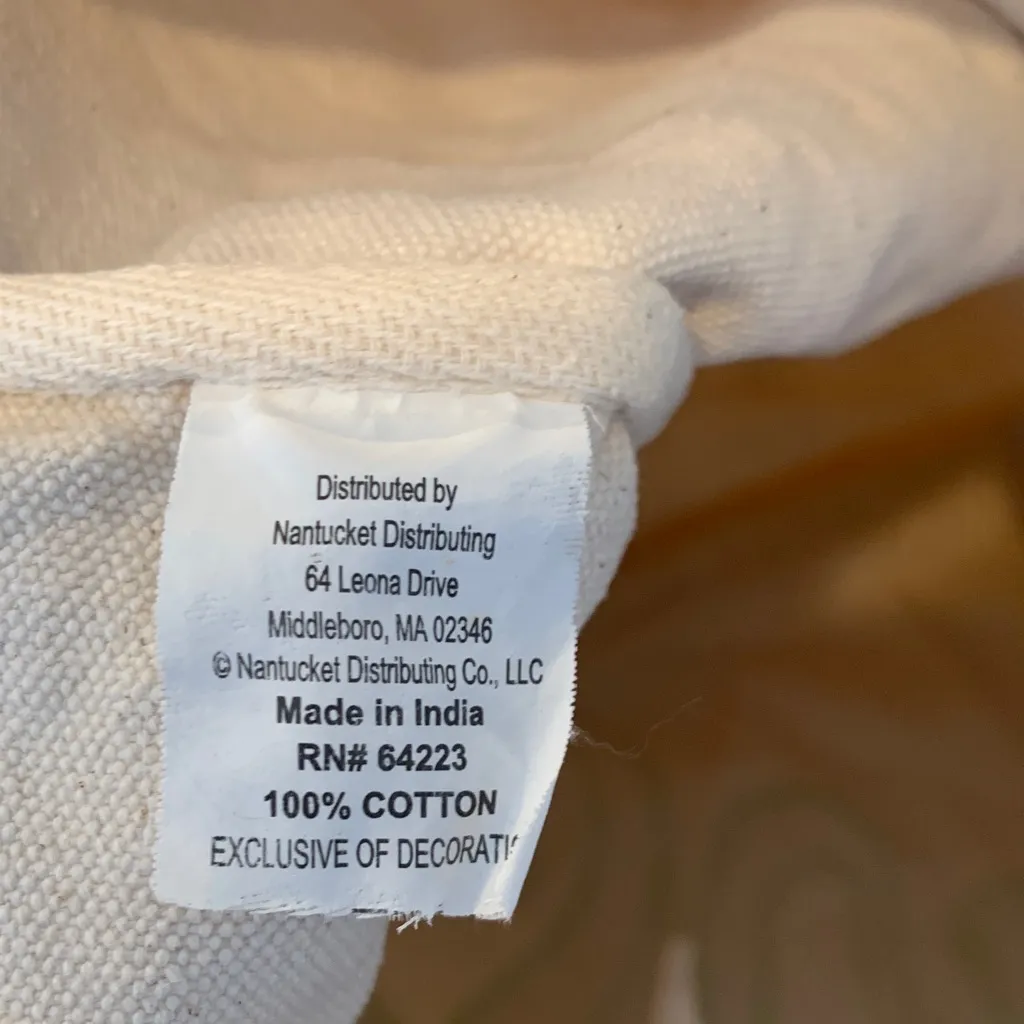 Large Cotton Canvas Large Octopus Bucket Tote Bag with Inside Zippered Pocket Green - Image 10