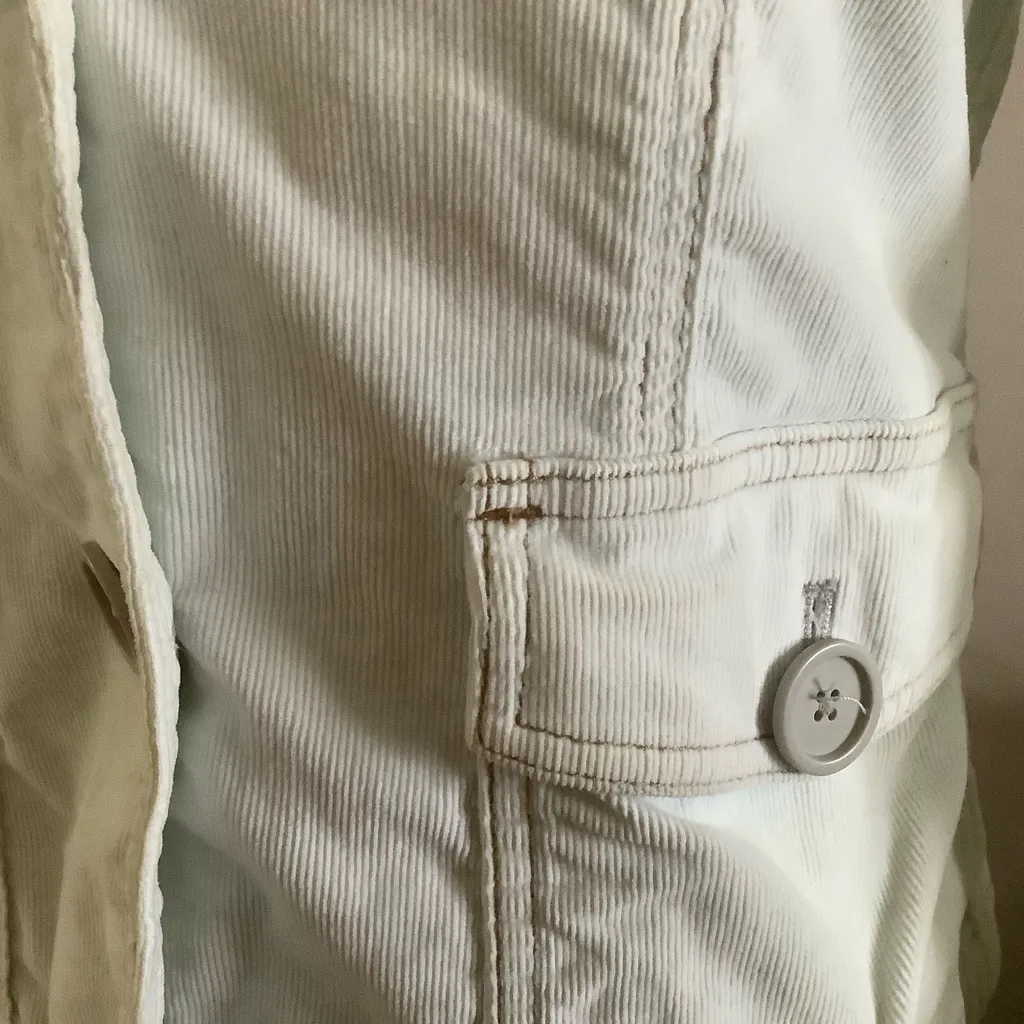 Vintage Gap corduroy jacket button down light blue cotton blend academia size 2 - Image 9