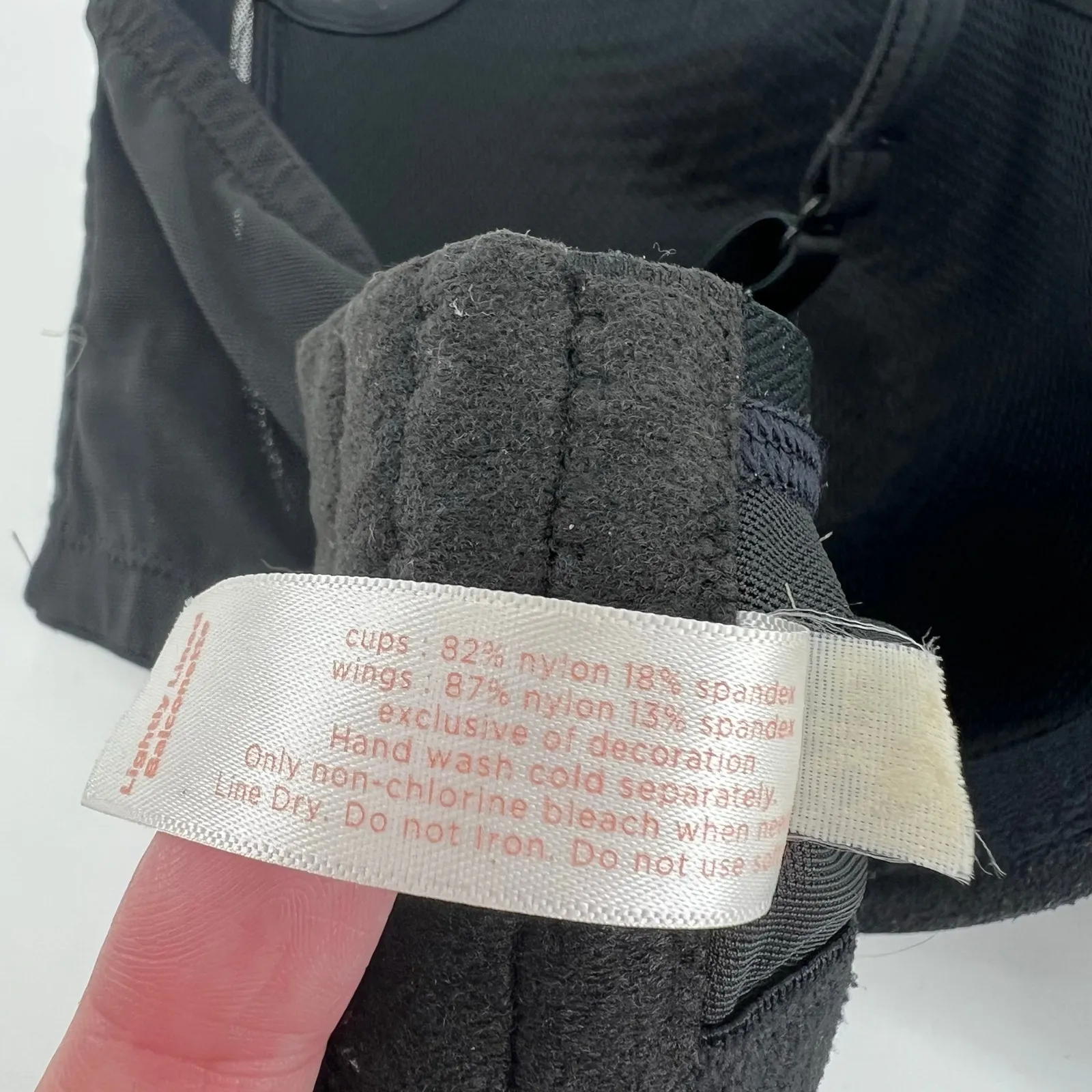 Cacique by Lane Bryant plus size black light lined balconette bra basic size 40F - Image 8