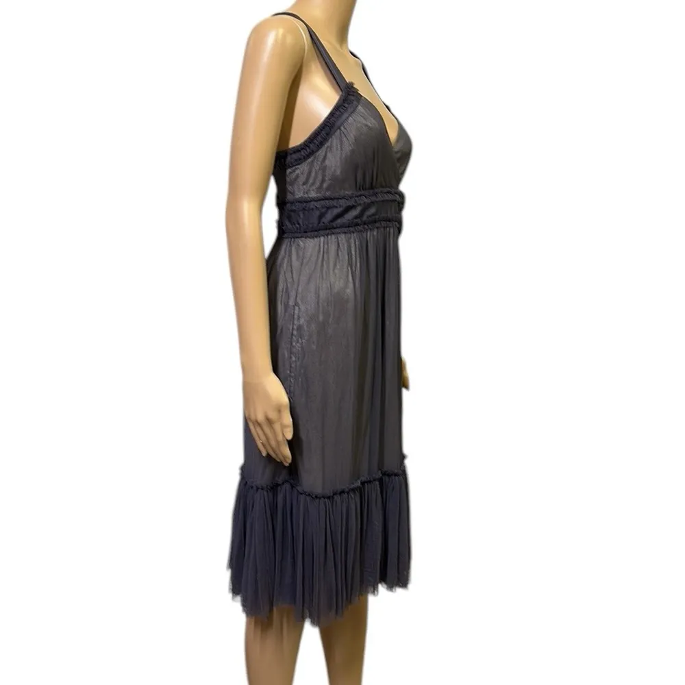 Anthropologie Moulinette Soeurs Purple Gray Spirited Away Tulle Pocket Dress 4 - Image 6