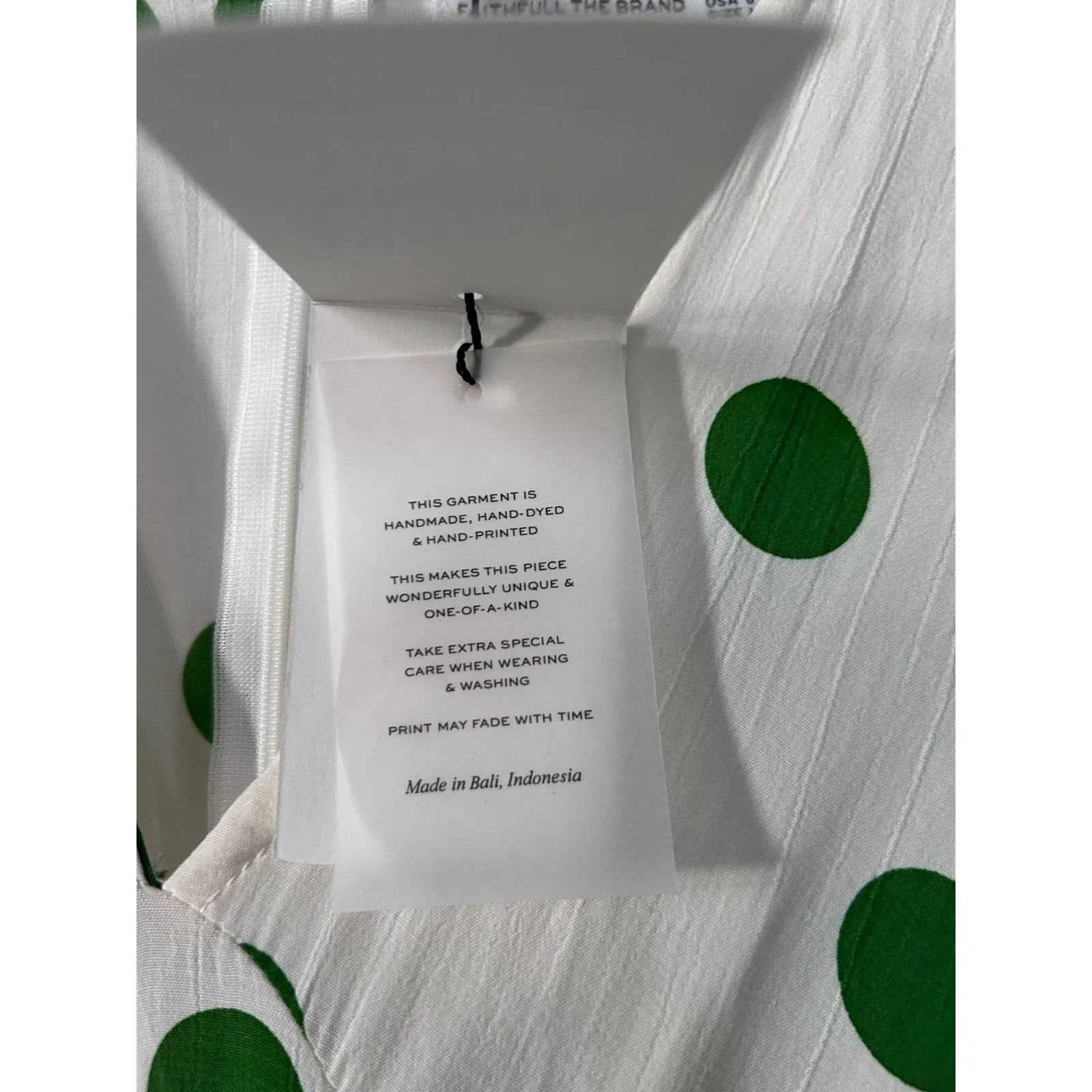 NWT Faithful The Brand La Belle mini dress in Lolita Dot - Size 6 - Image 3