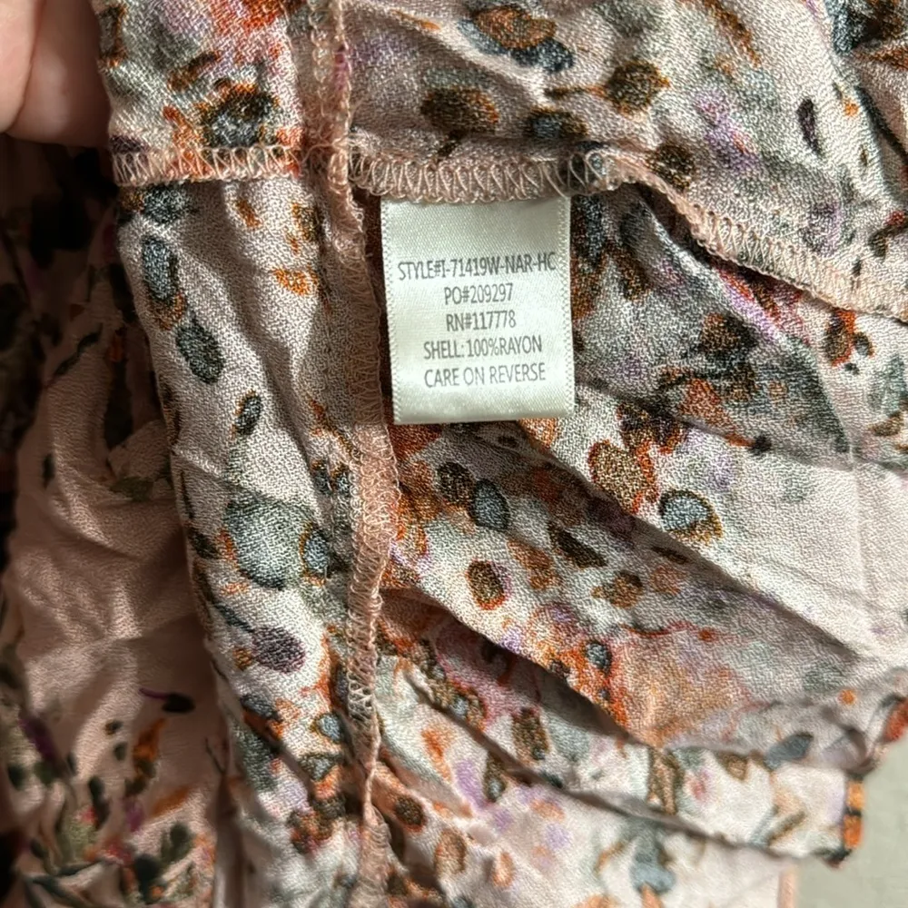 LOVESTITCH Glenna Split Sleeves Floral Mini Boho Style Dress - Image 8