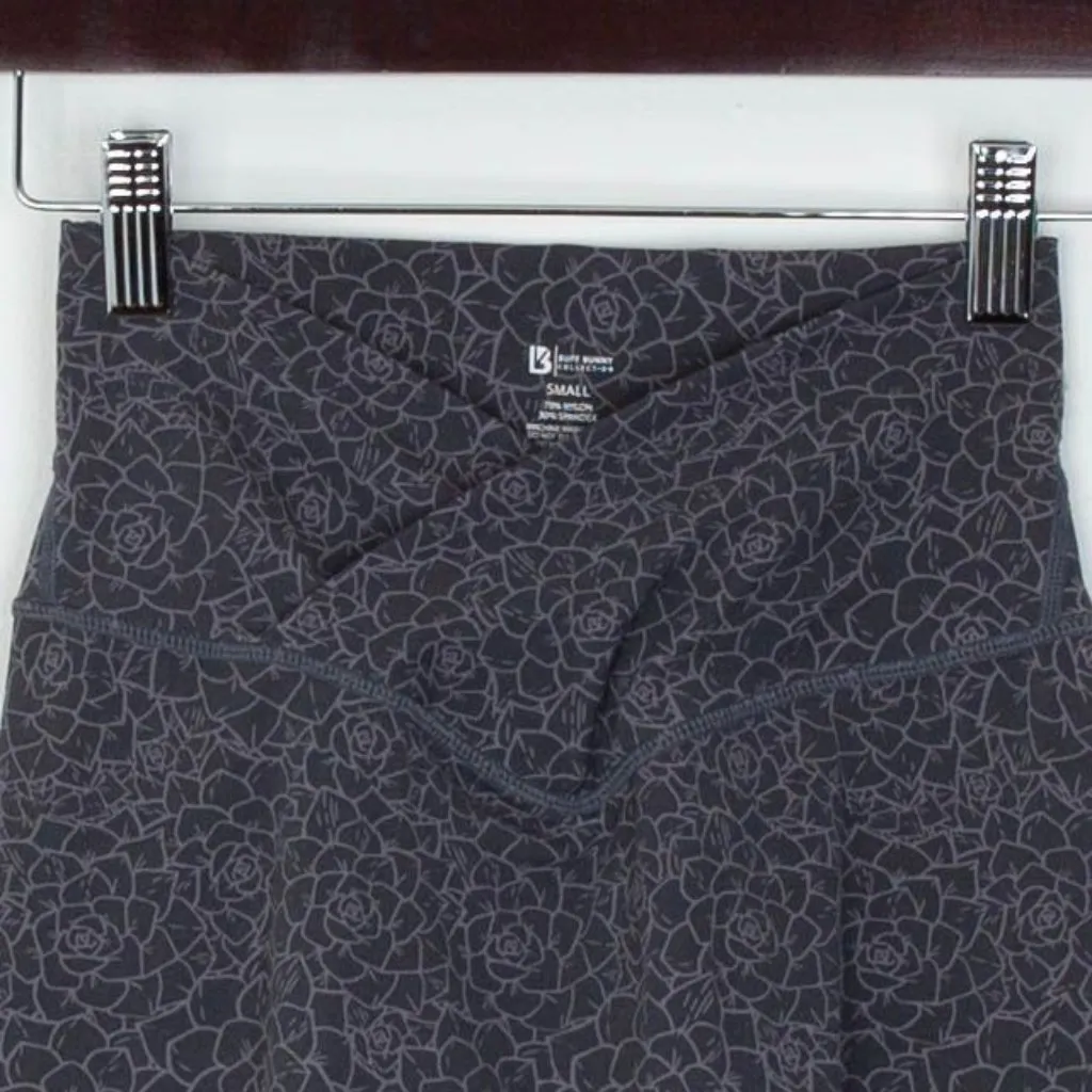 Buffbunny Womens Siren Cross V Waist Leggings Eden Floral Size S Athletic - Image 3