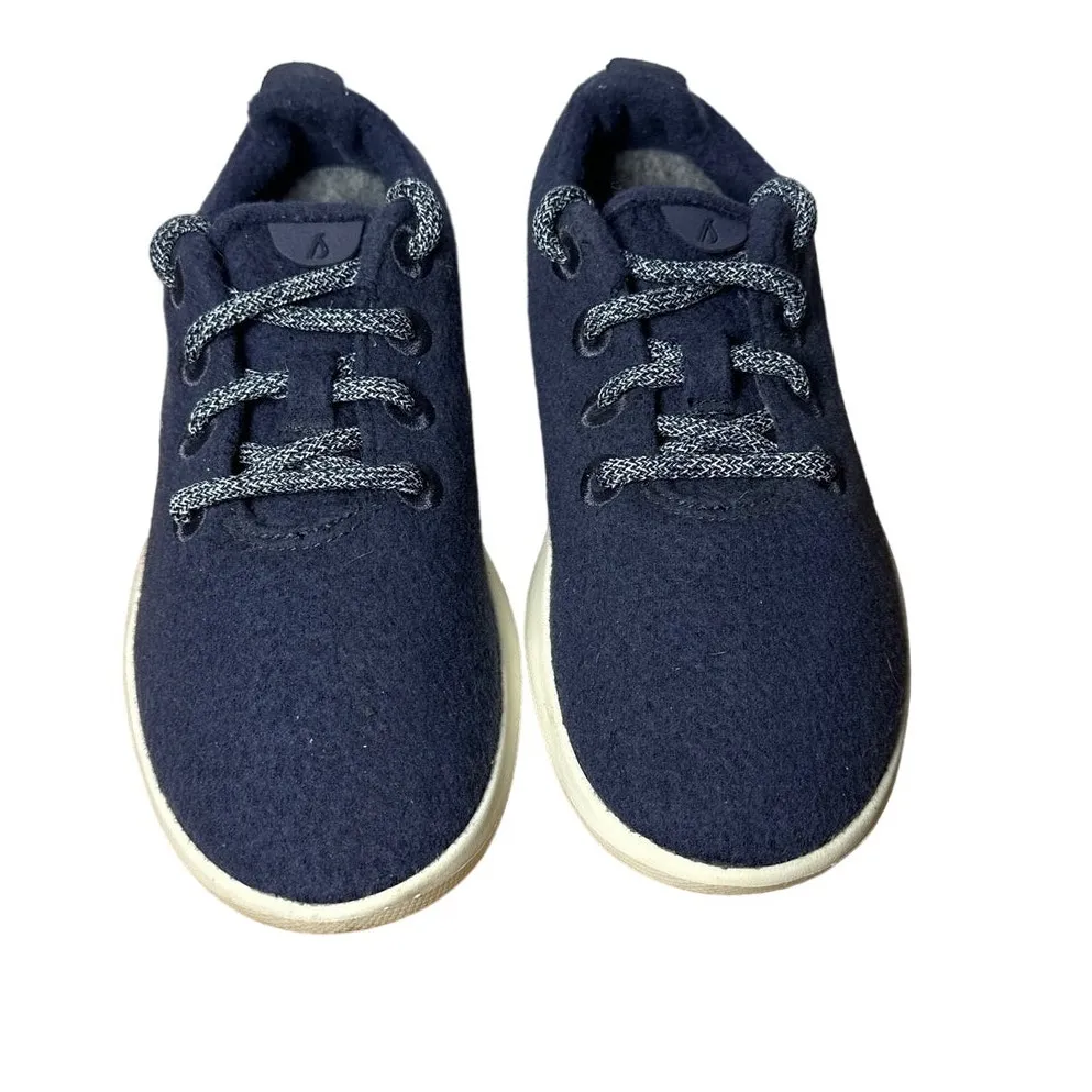 Allbirds Shoes Navy Blue Wool Runners Sneakers Size Women's 6 - Image 2