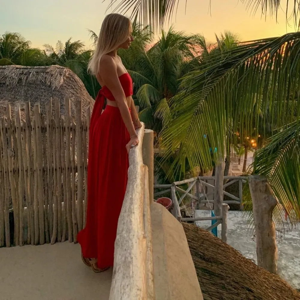 𝅺❤️ Boho chic skirt and top set - Image 5