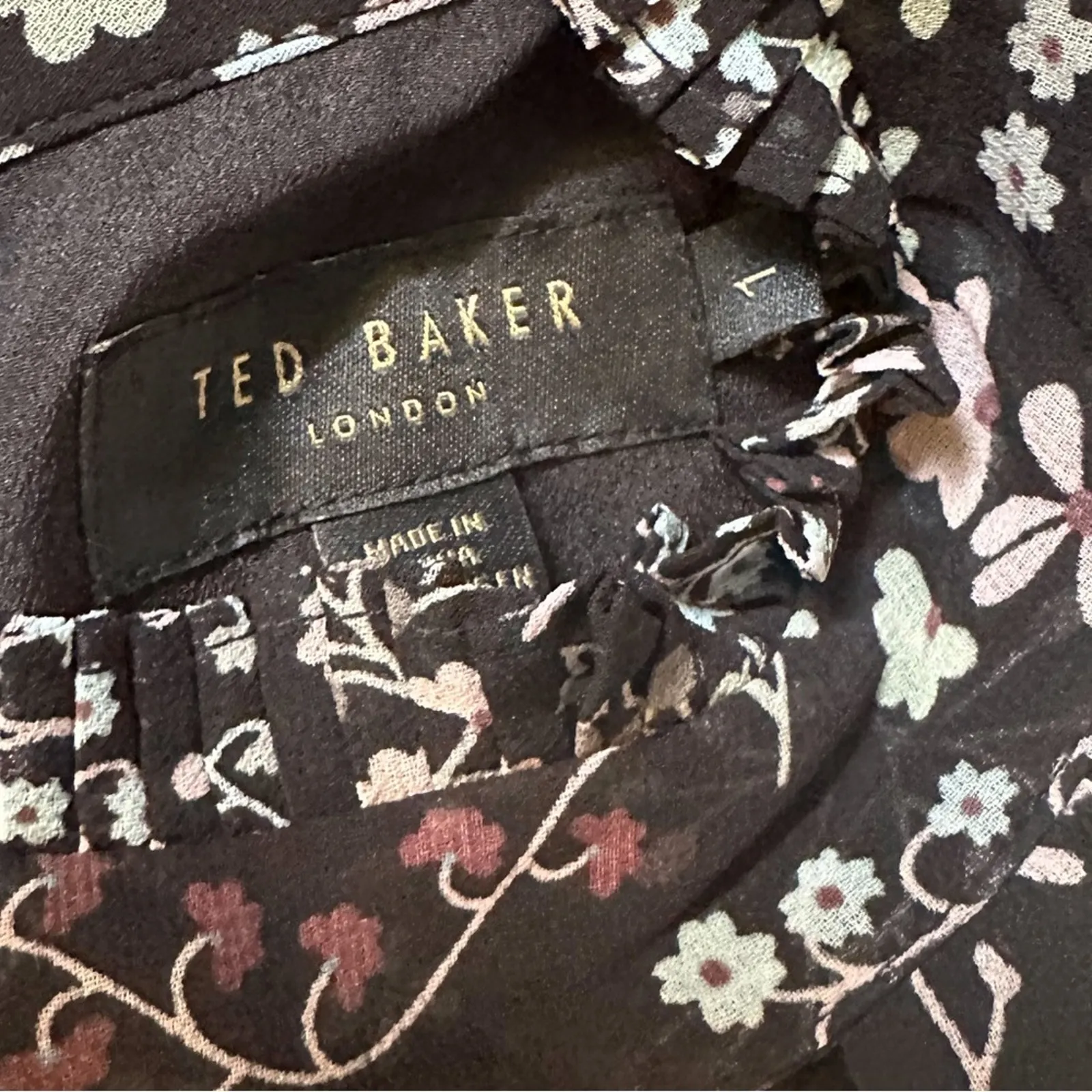 NEW with tags Ted Baker Marciela Halter Neck Wide Leg Jumpsuit Size 2, MSRP $300 - Image 12