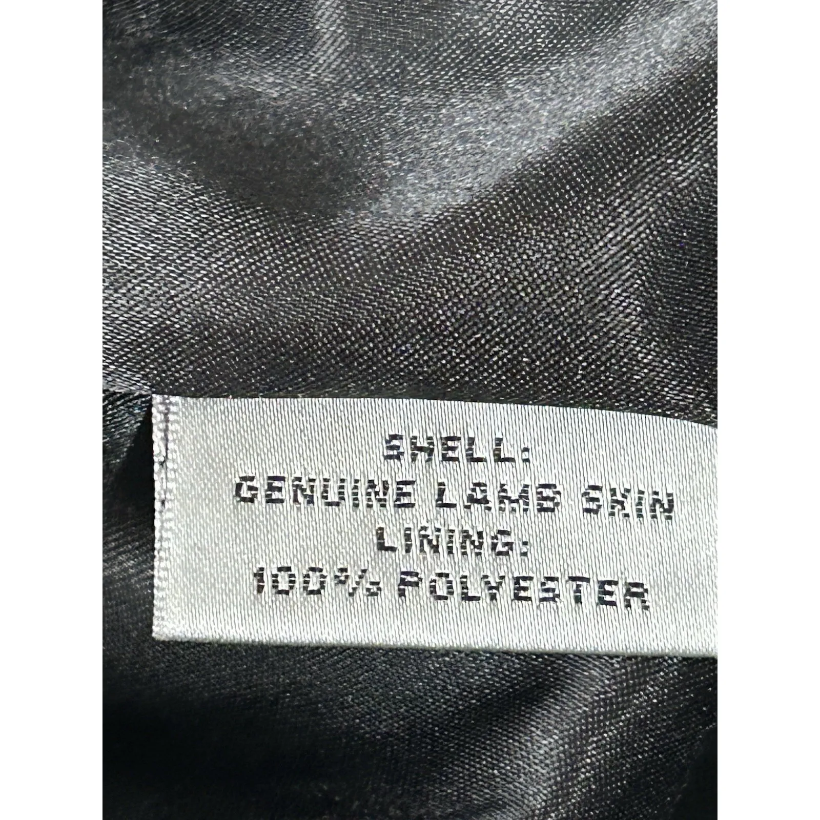 Preston & York Lambskin Leather Jacket Womens Sz 1X Plus Black Full Zip - Image 5