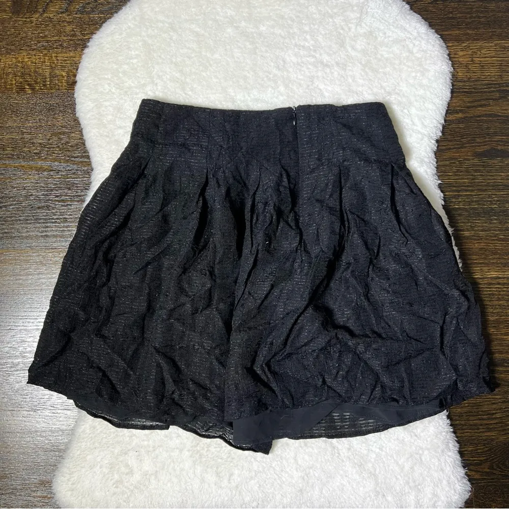 Zara Basic Collection Black Skater Mini Skirt - Image 6