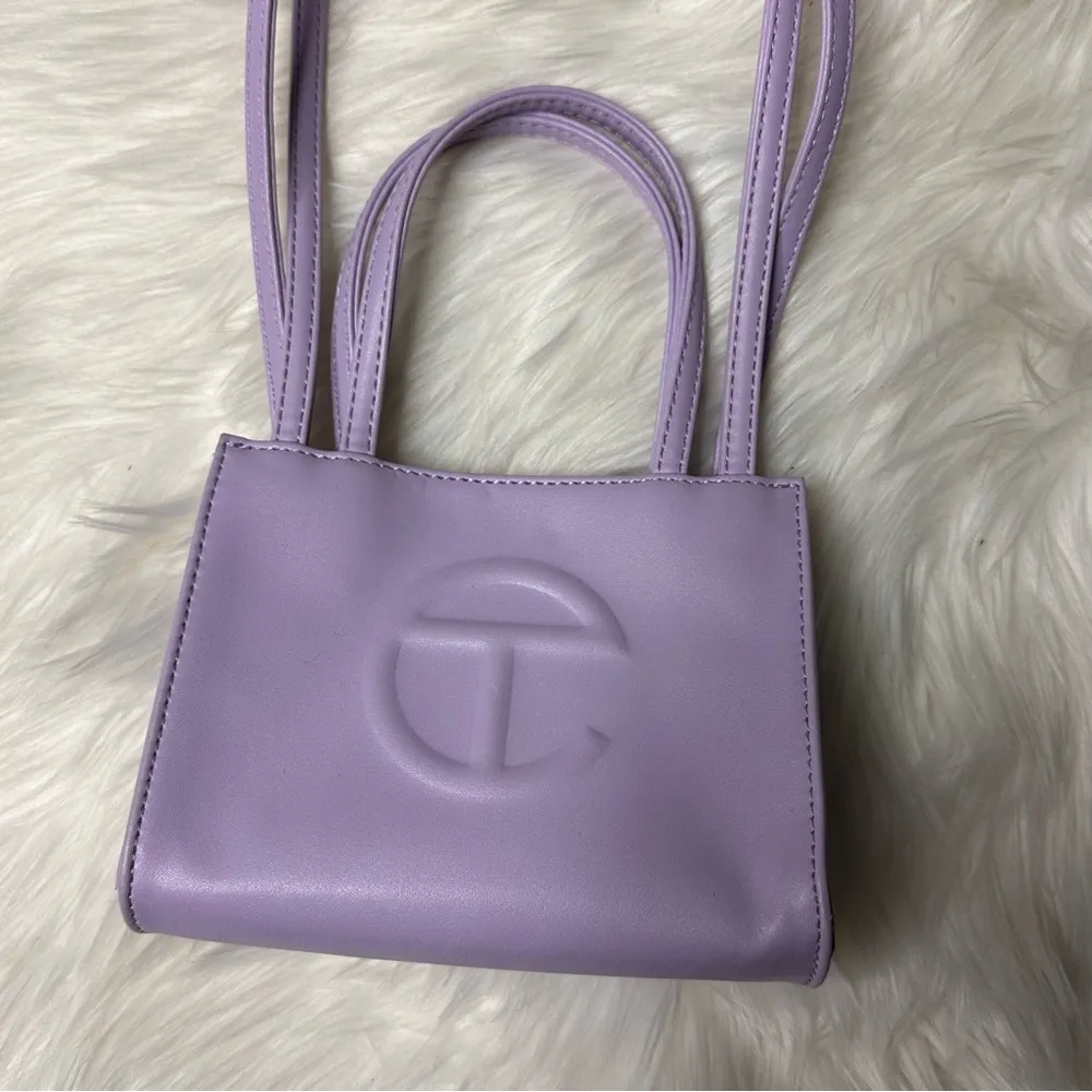 Telfar Mini Crossbody Bag Purple Lavender - Image 3