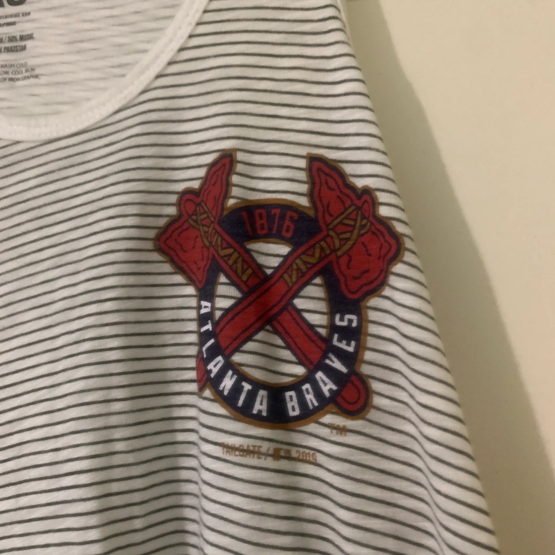 atlanta braves tailgate tank top - Image 3