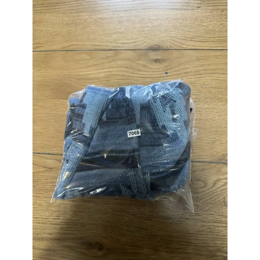 Chaps Denim Sweater Women Size XL Aztec Southwestern Short Sleeve Knit Pullover Blue - Image 13