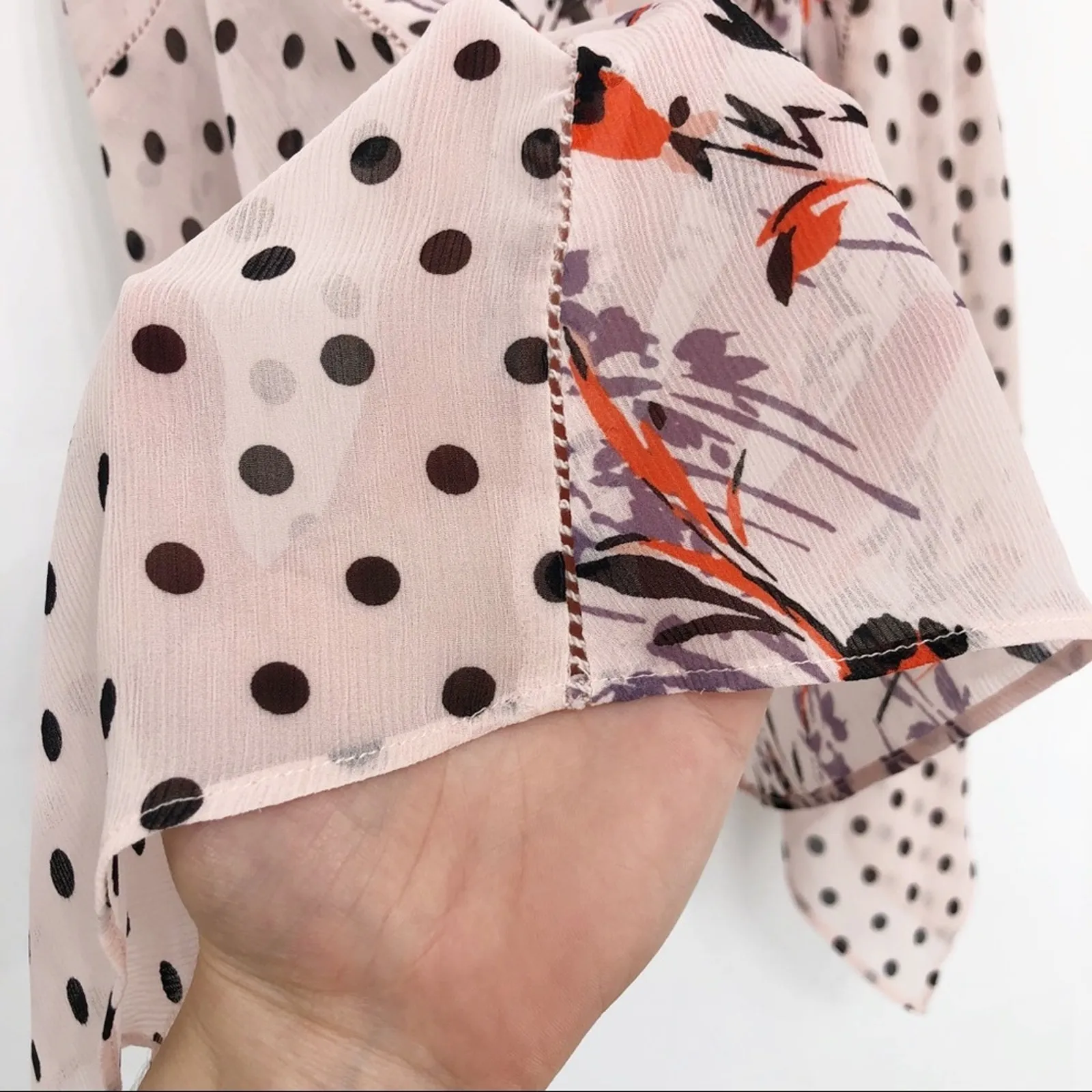 VANESSA VIRGINIA Garden Pop Floral Polka Dot S Pink - Image 5