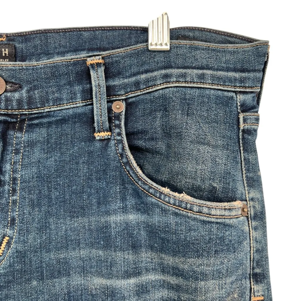 Citizens Of Humanity Emerson Slim Boyfriend Jeans Mid Rise Cropped Size 28 - Image 4