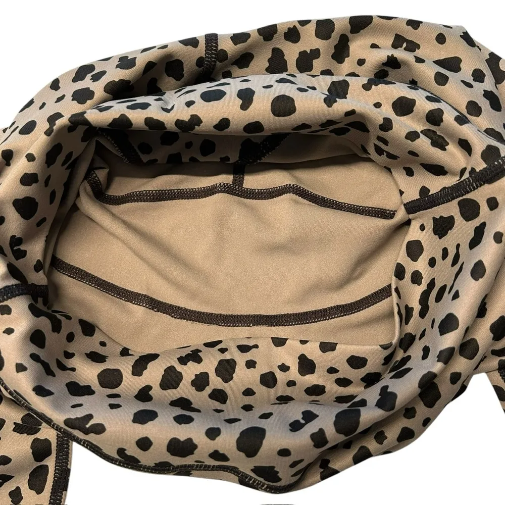 Balance Athletica Vitality Ascend Legging Snow Leopard Size M Gray and Black New - Image 8