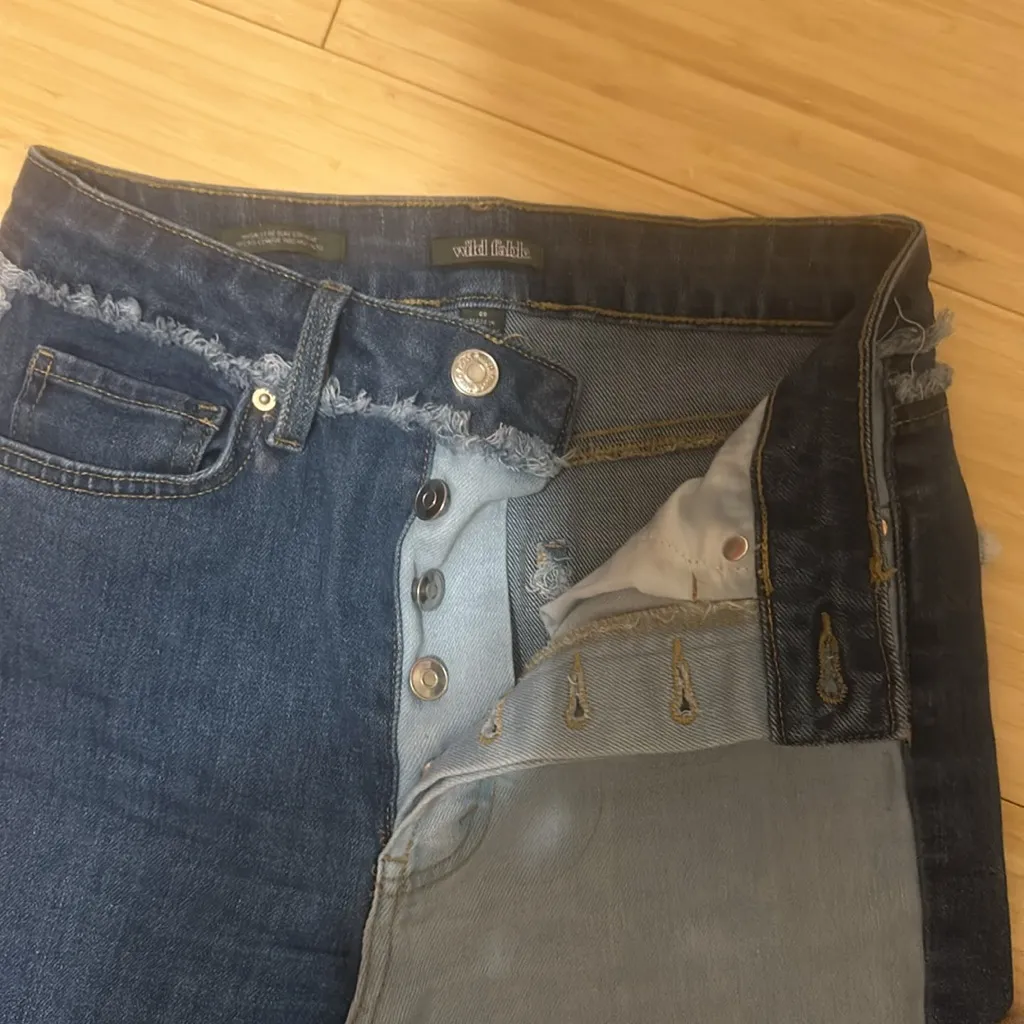 Wild Fable Color block patch jeans - Image 3