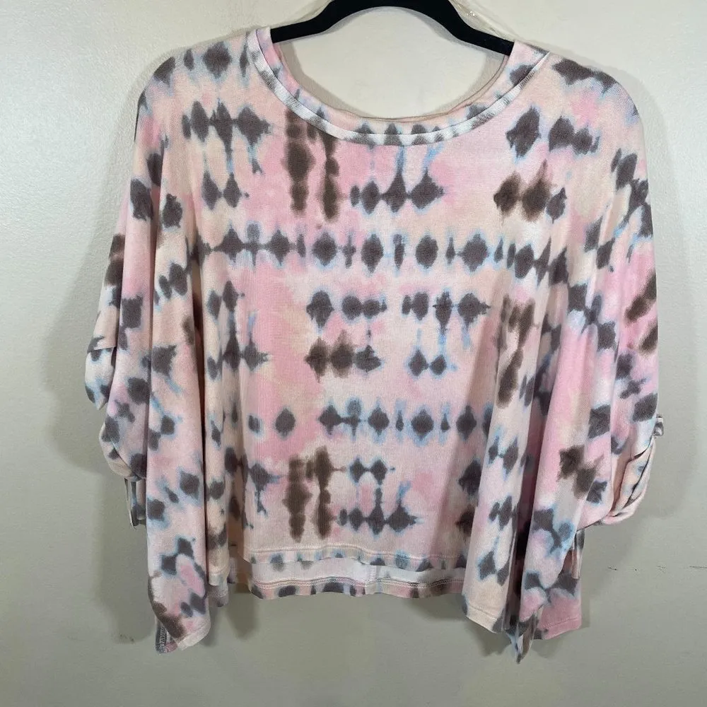 NWOT Entro Tie Dye Shirt with Fringe - Image 3