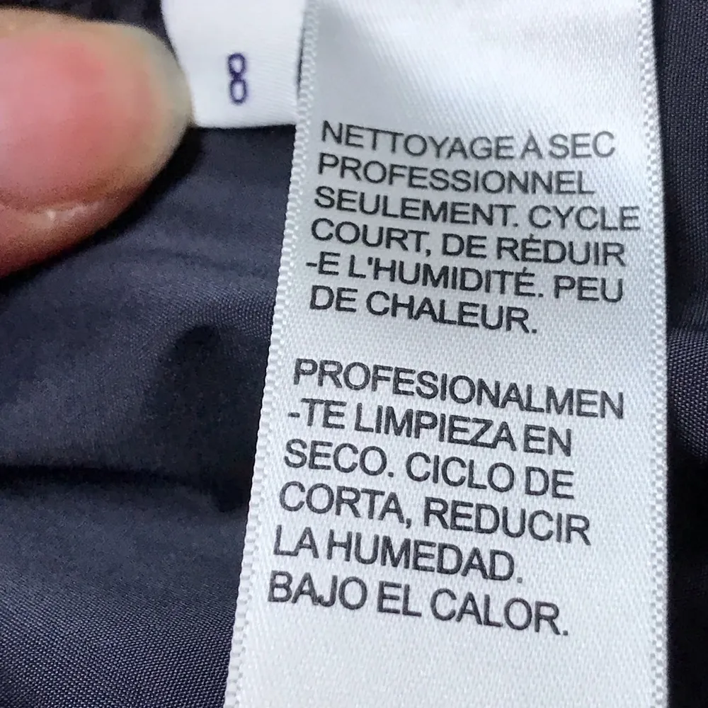 Doncaster Black & Tan Animal Print 4 Gold Metal  Buckle Buttons Wide Sleeves SZ8 - Image 9