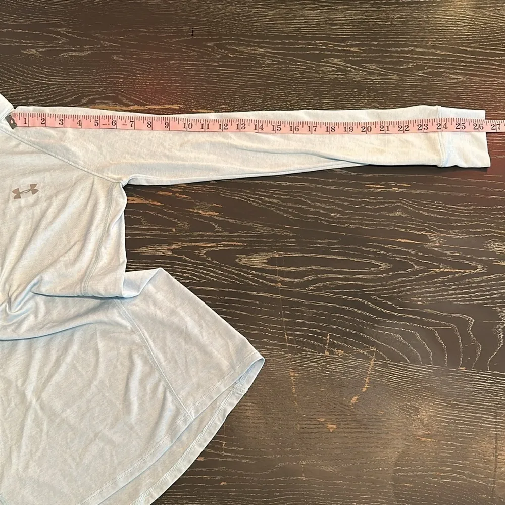 Under armor lightweight pullover, light blue, small, light new condition - Image 7